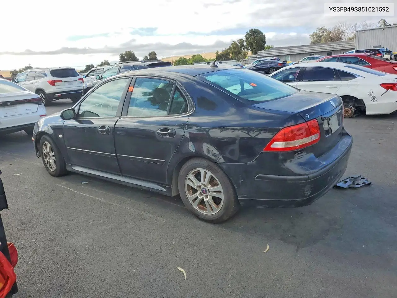 2005 Saab 9-3 Linear VIN: YS3FB49S851021592 Lot: 60080616