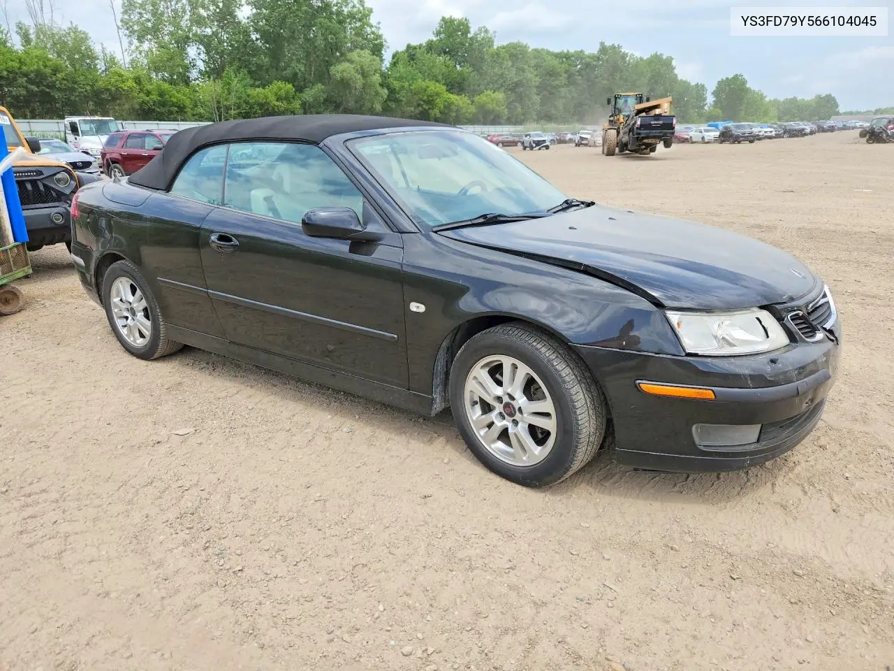 2006 Saab 9-3 VIN: YS3FD79Y566104045 Lot: 57019356