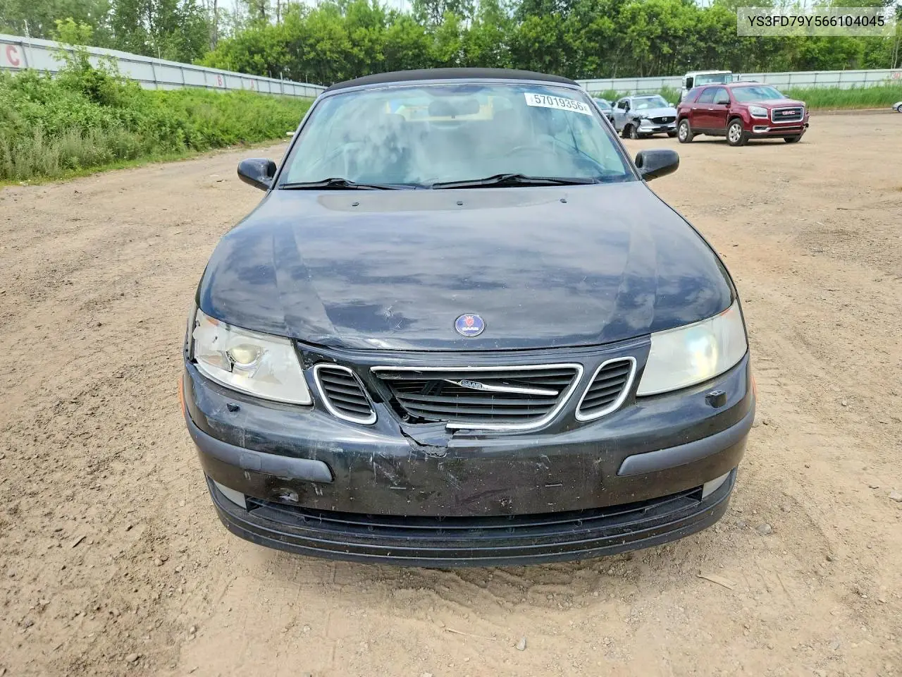 2006 Saab 9-3 VIN: YS3FD79Y566104045 Lot: 57019356