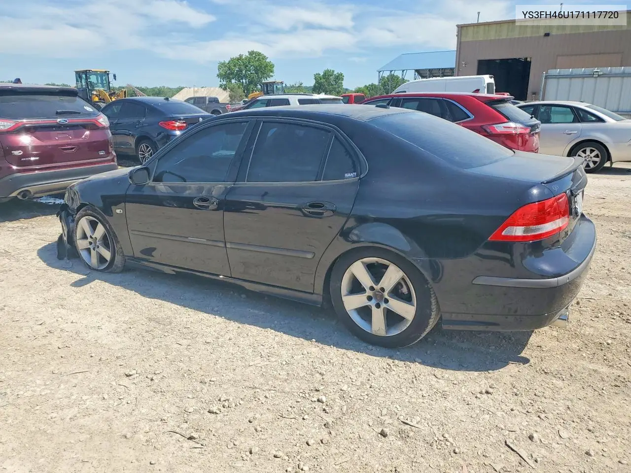 2007 Saab 9-3 Aero VIN: YS3FH46U171117720 Lot: 55280206