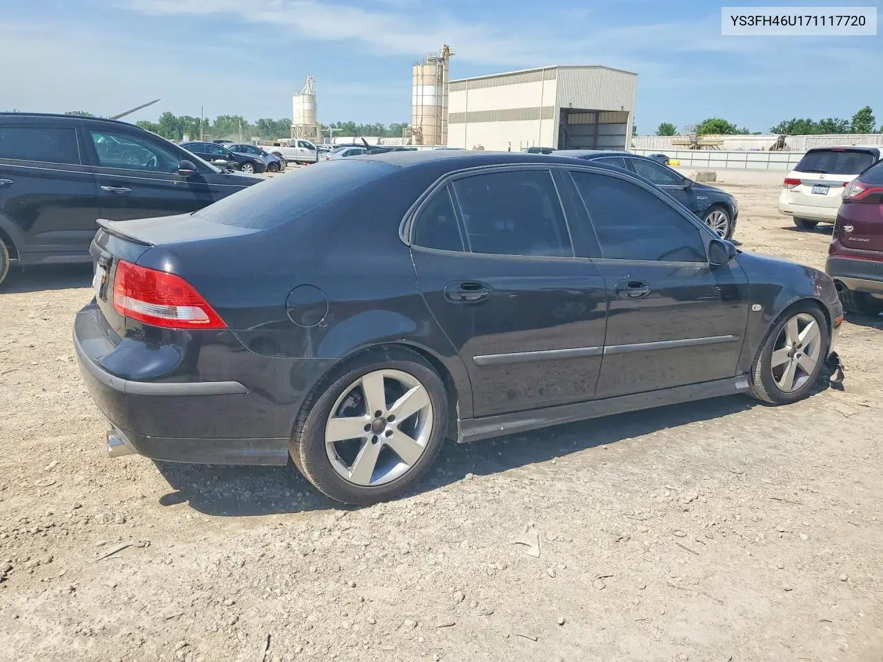 2007 Saab 9-3 Aero VIN: YS3FH46U171117720 Lot: 55280206