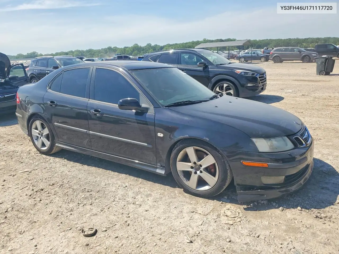 2007 Saab 9-3 Aero VIN: YS3FH46U171117720 Lot: 55280206