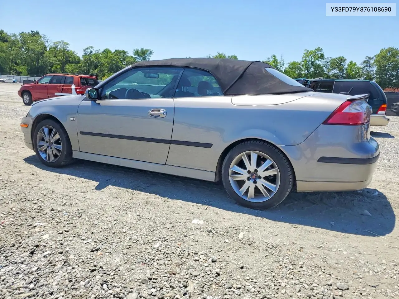 2007 Saab 9-3 2.0T VIN: YS3FD79Y876108690 Lot: 56317436