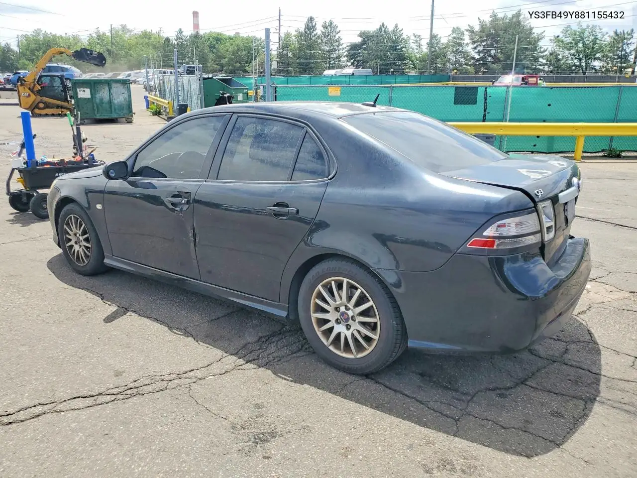 2008 Saab 9-3 2.0T VIN: YS3FB49Y881155432 Lot: 55881986