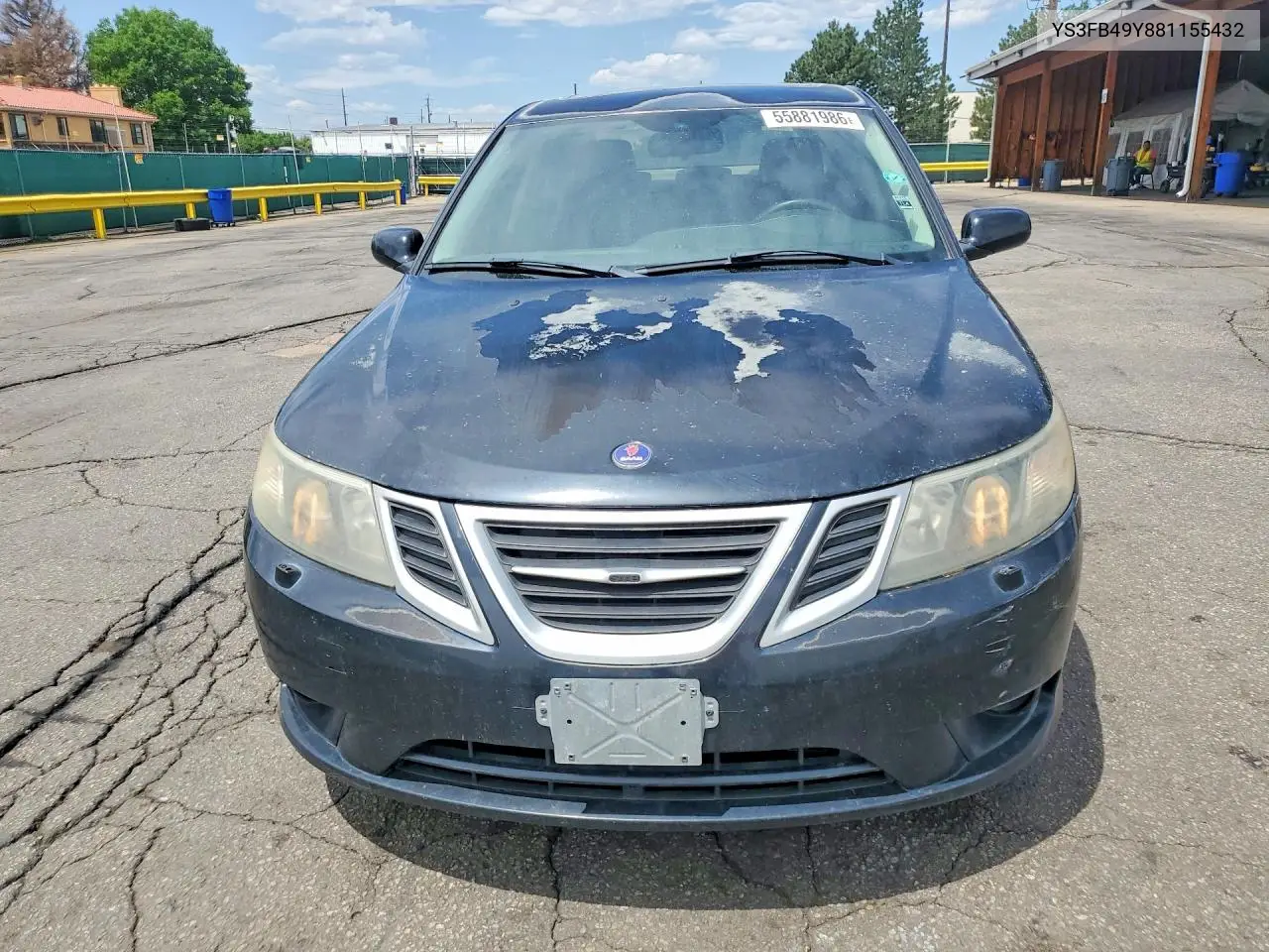 2008 Saab 9-3 2.0T VIN: YS3FB49Y881155432 Lot: 55881986