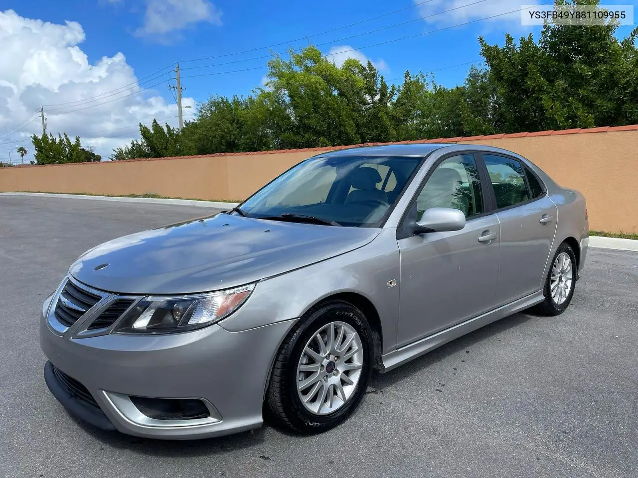 2008 Saab 9-3 2.0T VIN: YS3FB49Y881109955 Lot: 56336206
