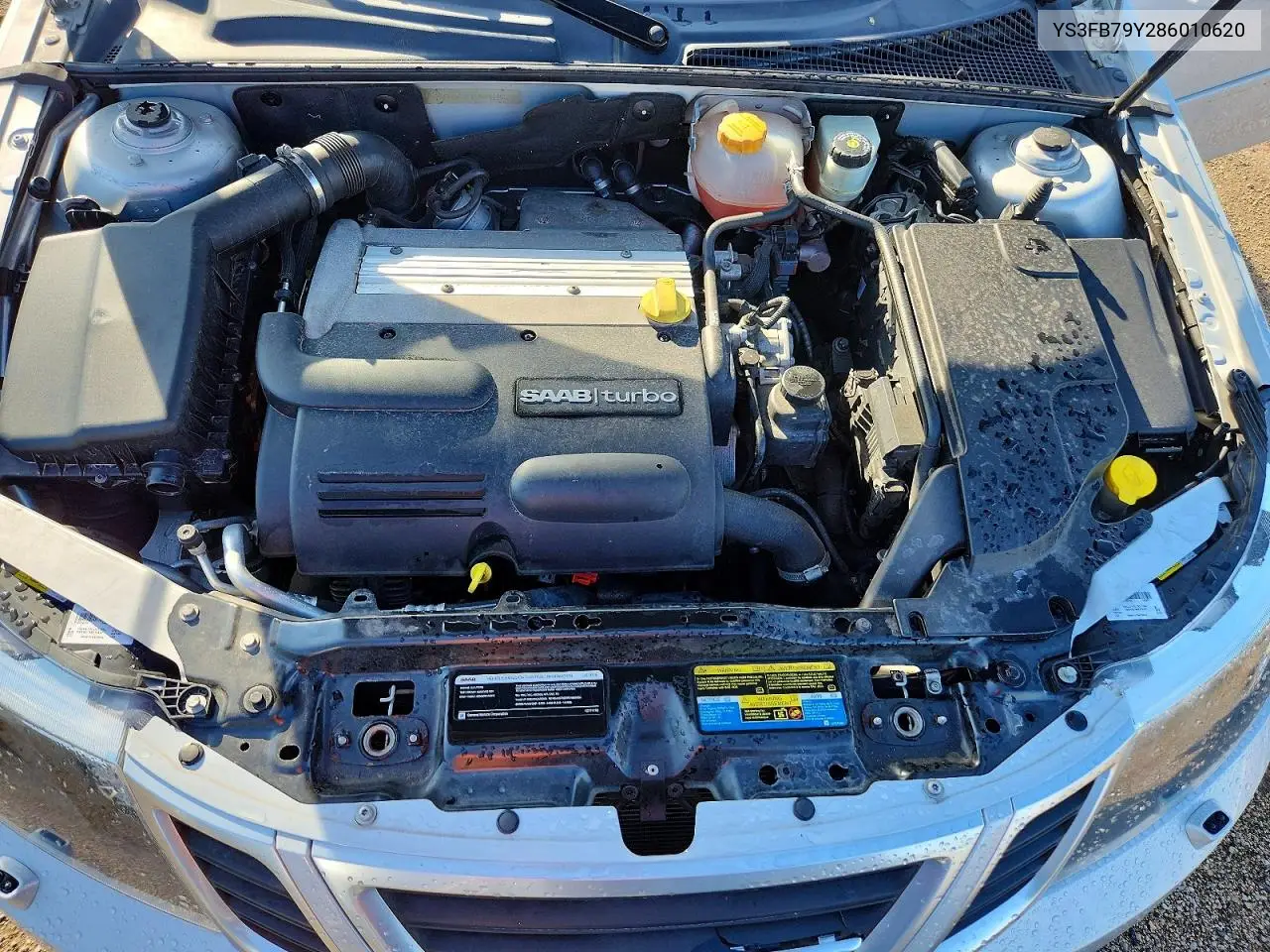 2008 Saab 9-3 2.0T VIN: YS3FB79Y286010620 Lot: 58087526