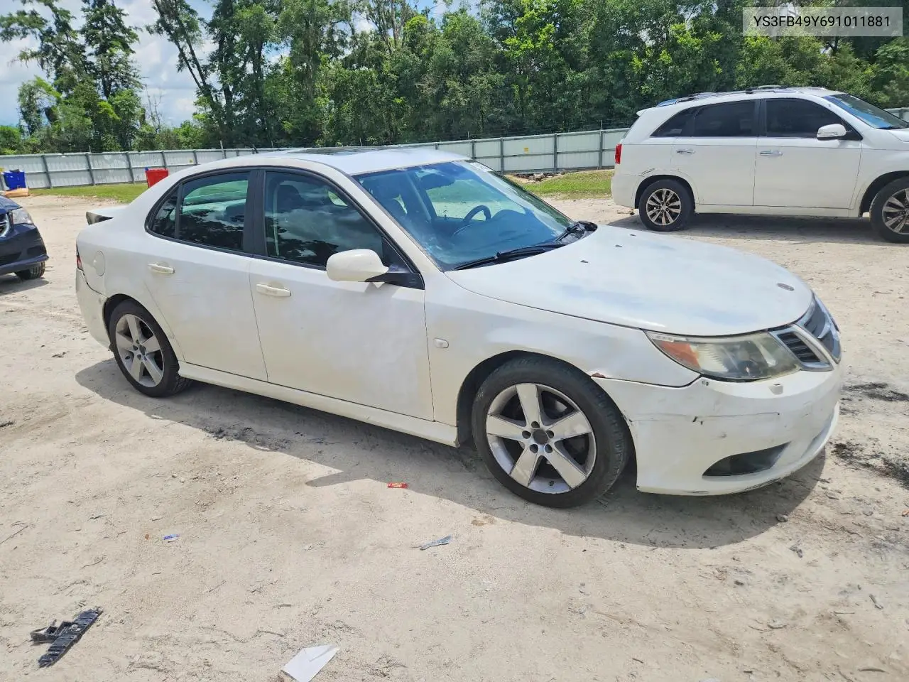 2009 Saab 9-3 2.0T VIN: YS3FB49Y691011881 Lot: 54923736