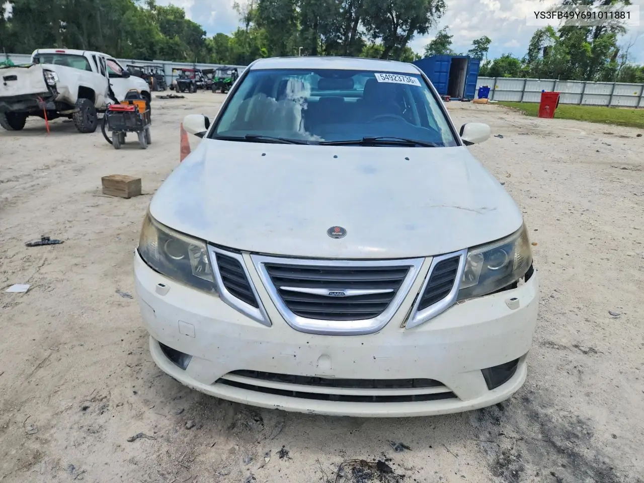 2009 Saab 9-3 2.0T VIN: YS3FB49Y691011881 Lot: 54923736