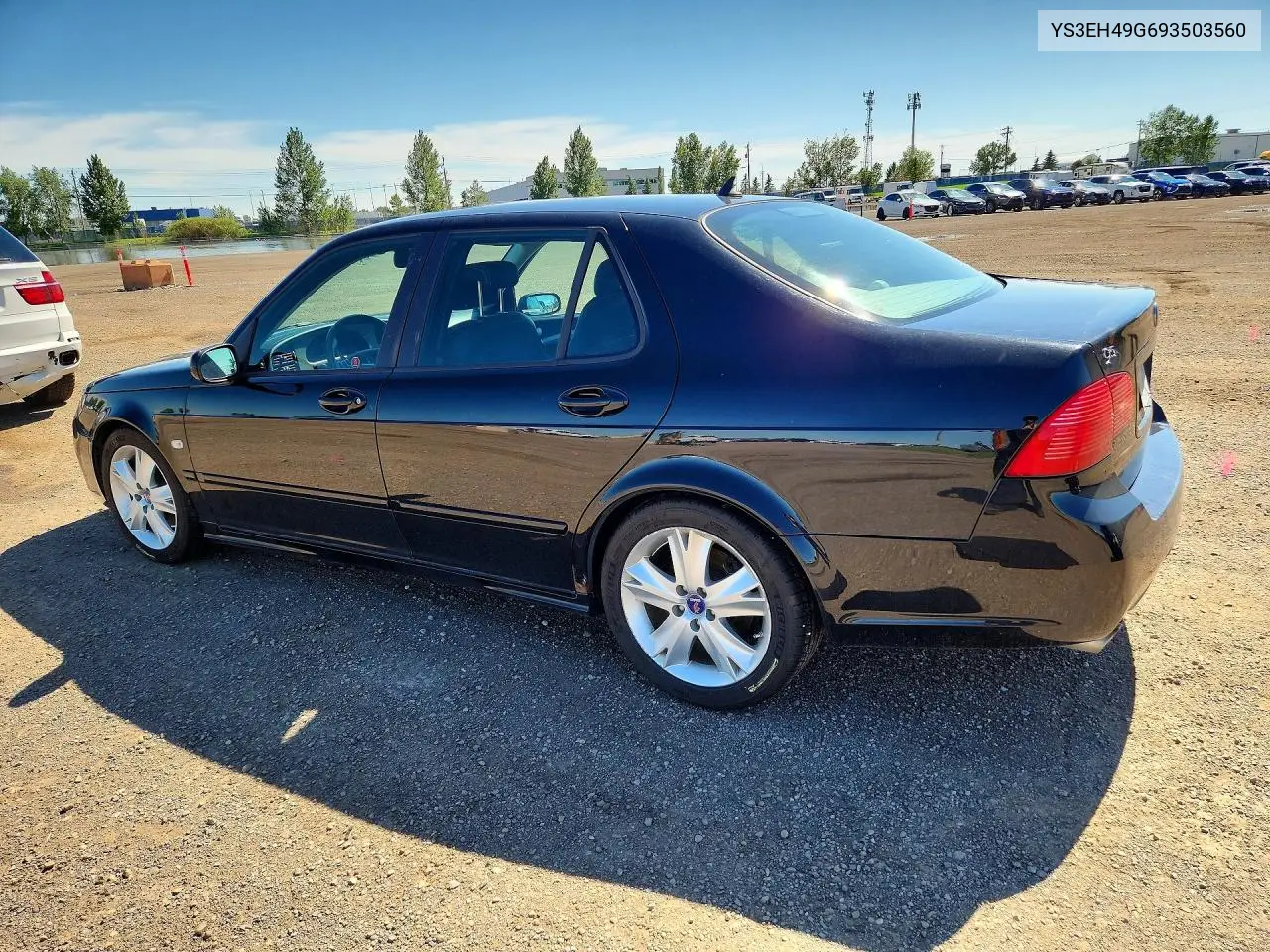 2009 Saab 9-5 Aero VIN: YS3EH49G693503560 Lot: 60209856