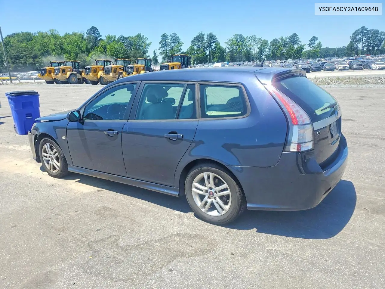 2010 Saab 9-3 2.0T VIN: YS3FA5CY2A1609648 Lot: 53543916