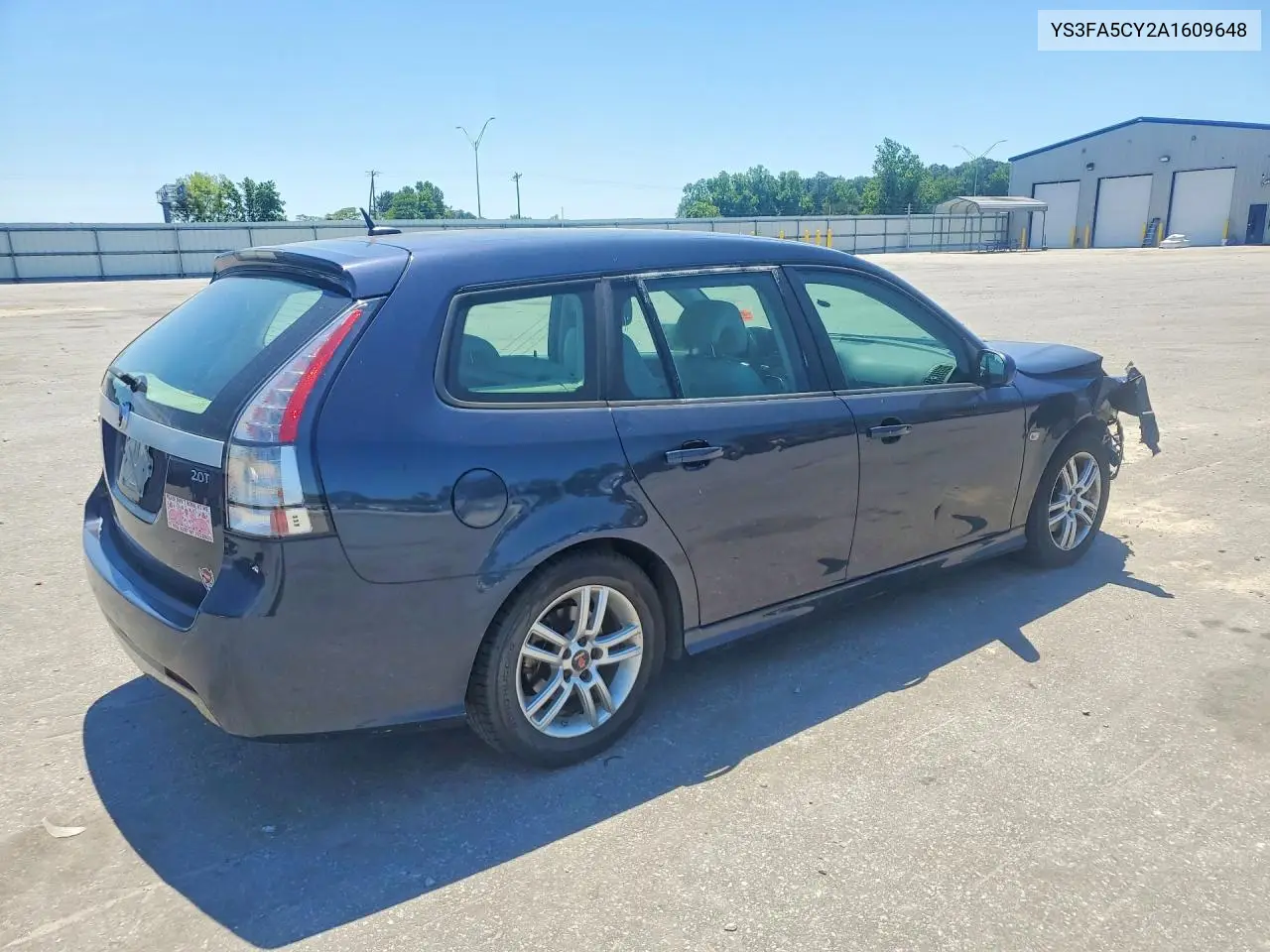 2010 Saab 9-3 2.0T VIN: YS3FA5CY2A1609648 Lot: 53543916