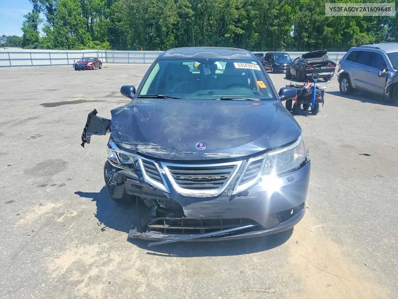 2010 Saab 9-3 2.0T VIN: YS3FA5CY2A1609648 Lot: 53543916