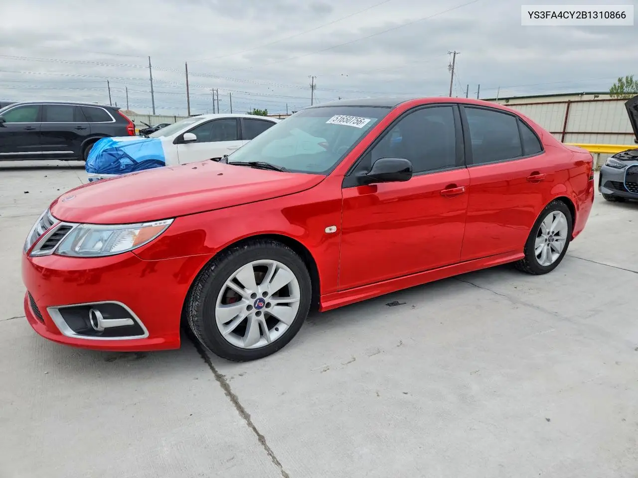 2011 Saab 9-3 2.0T VIN: YS3FA4CY2B1310866 Lot: 51650756