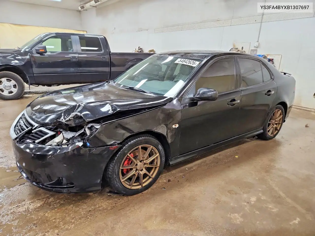 2011 Saab 9-3 2.0T VIN: YS3FA4BYXB1307697 Lot: 54842626