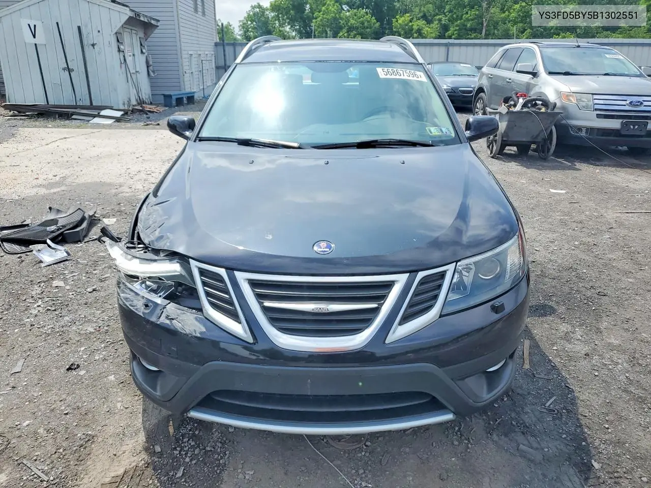 2011 Saab 9-3 2.0T VIN: YS3FD5BY5B1302551 Lot: 56867596