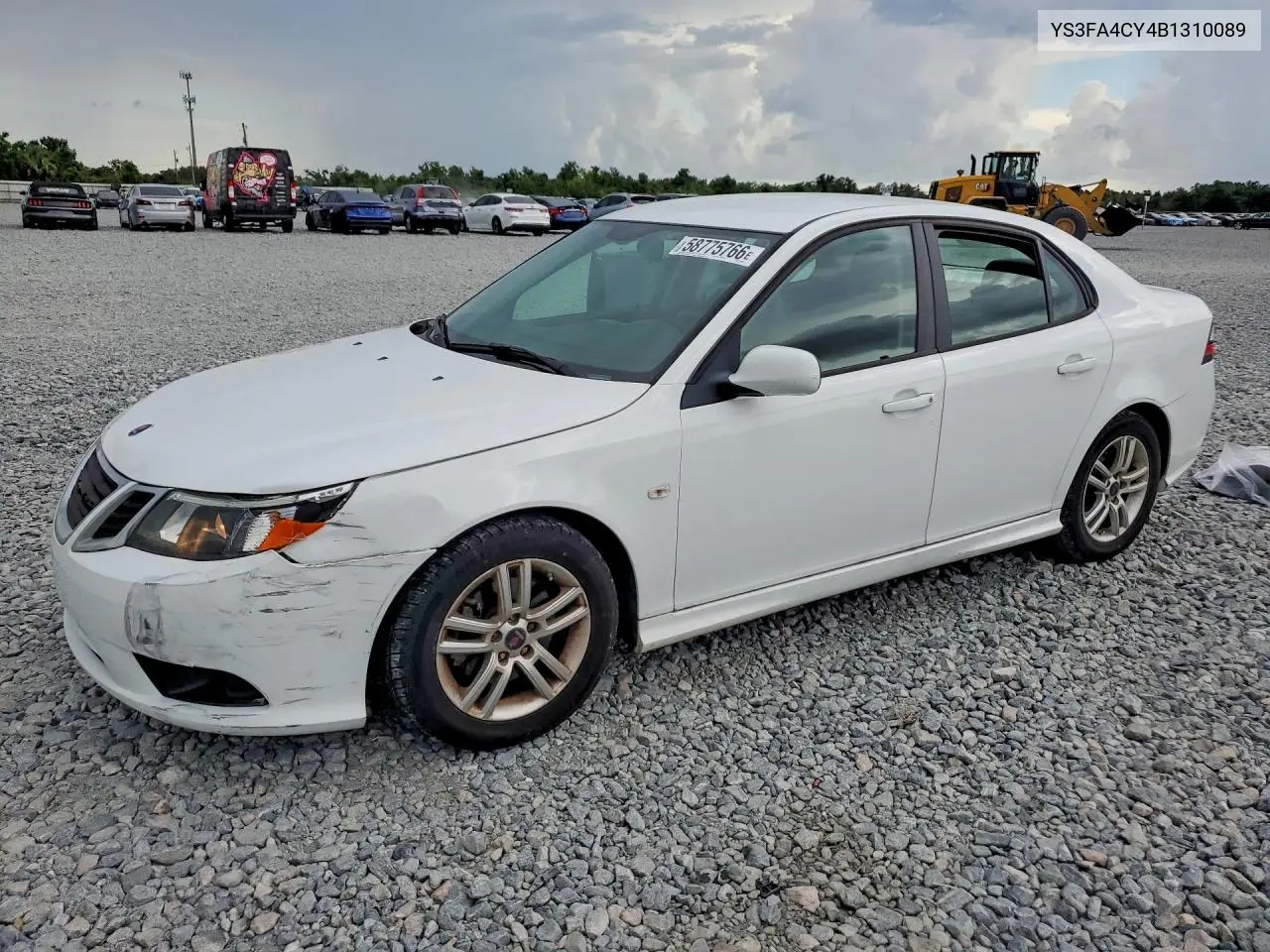 2011 Saab 9-3 2.0T VIN: YS3FA4CY4B1310089 Lot: 58775766