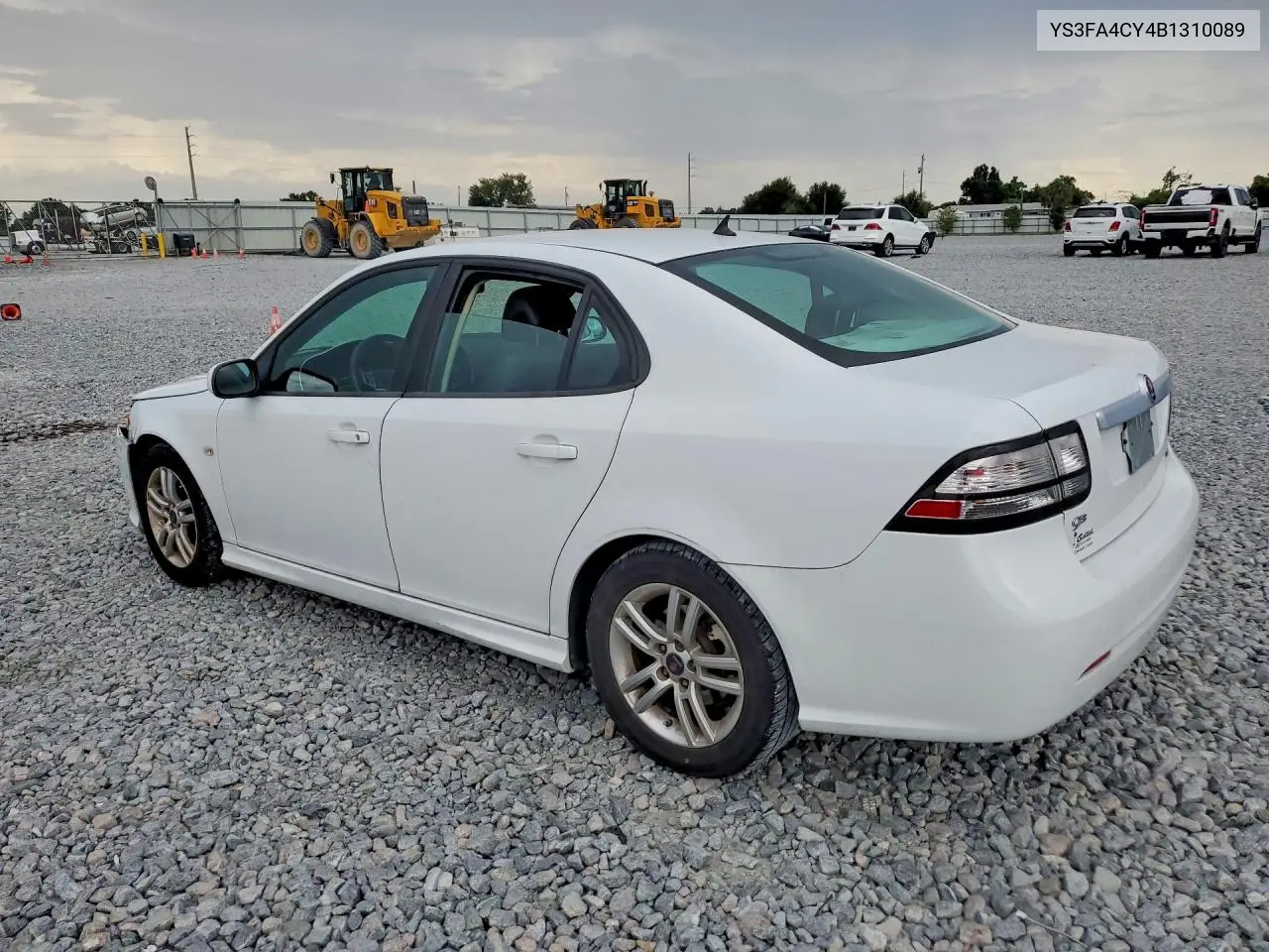 2011 Saab 9-3 2.0T VIN: YS3FA4CY4B1310089 Lot: 58775766