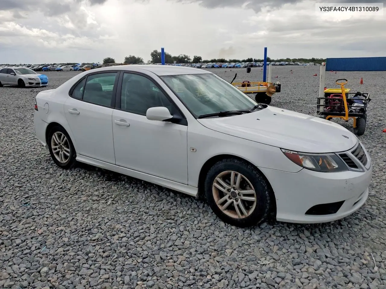 2011 Saab 9-3 2.0T VIN: YS3FA4CY4B1310089 Lot: 58775766