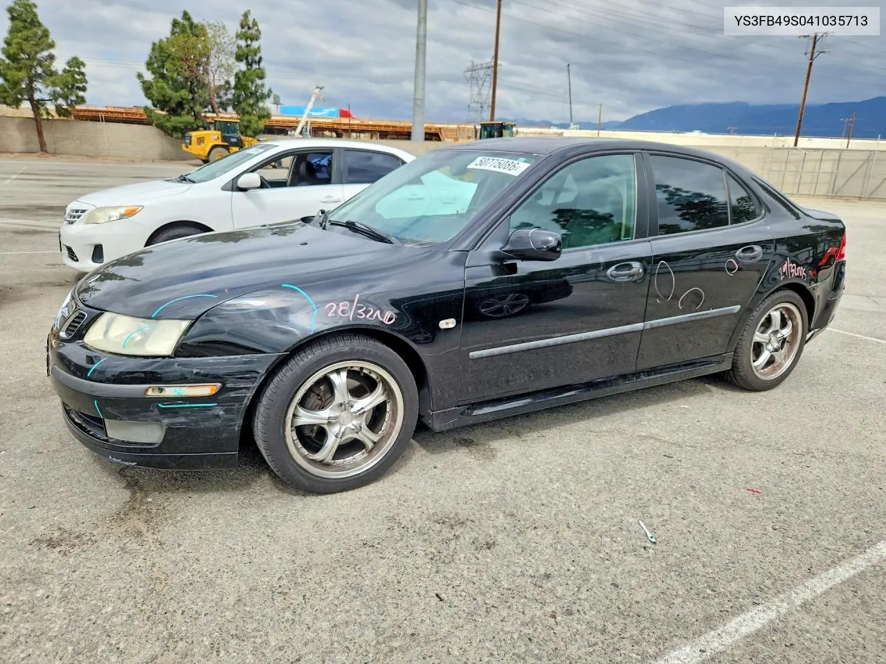 2004 Saab 9-3 Linear VIN: YS3FB49S041035713 Lot: 50775086