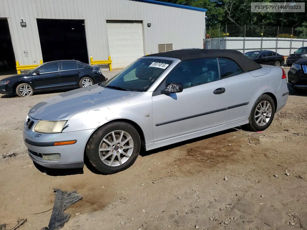 2004 Saab 9-3 Arc VIN: YS3FD79Y146010323 Lot: 58974816