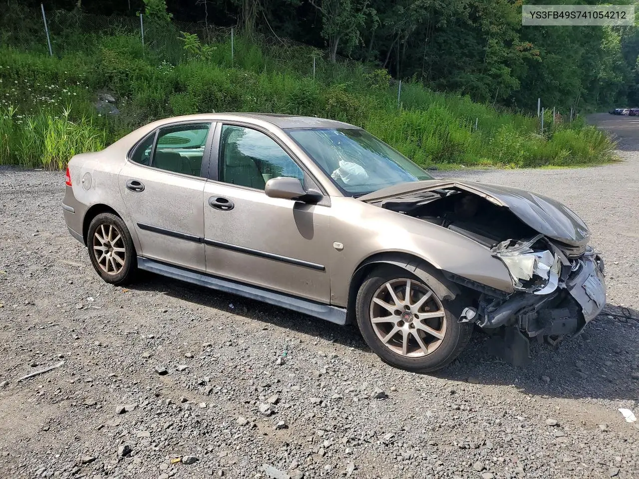 2004 Saab 9-3 Linear VIN: YS3FB49S741054212 Lot: 60564386
