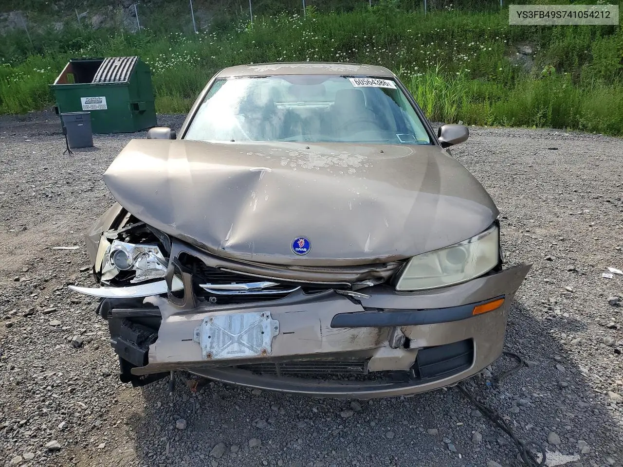 2004 Saab 9-3 Linear VIN: YS3FB49S741054212 Lot: 60564386