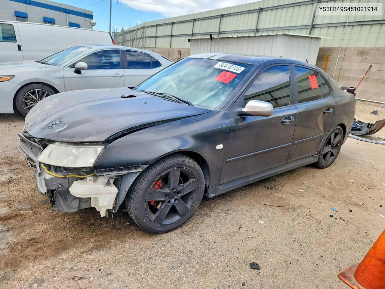 2005 Saab 9-3 Linear VIN: YS3FB49S451021914 Lot: 60476746