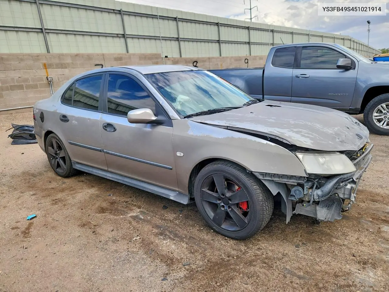 2005 Saab 9-3 Linear VIN: YS3FB49S451021914 Lot: 60476746