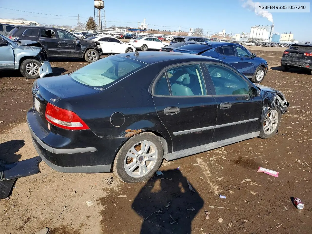 2005 Saab 9-3 Linear VIN: YS3FB49S351057240 Lot: 79454725