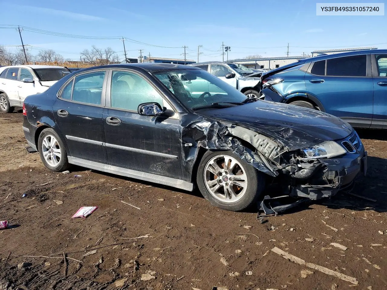 2005 Saab 9-3 Linear VIN: YS3FB49S351057240 Lot: 79454725