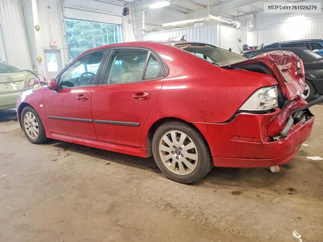 2006 Saab 9-3 VIN: YS3FD49Y761026279 Lot: 56619396