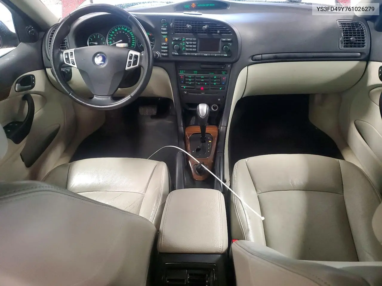 2006 Saab 9-3 VIN: YS3FD49Y761026279 Lot: 56619396