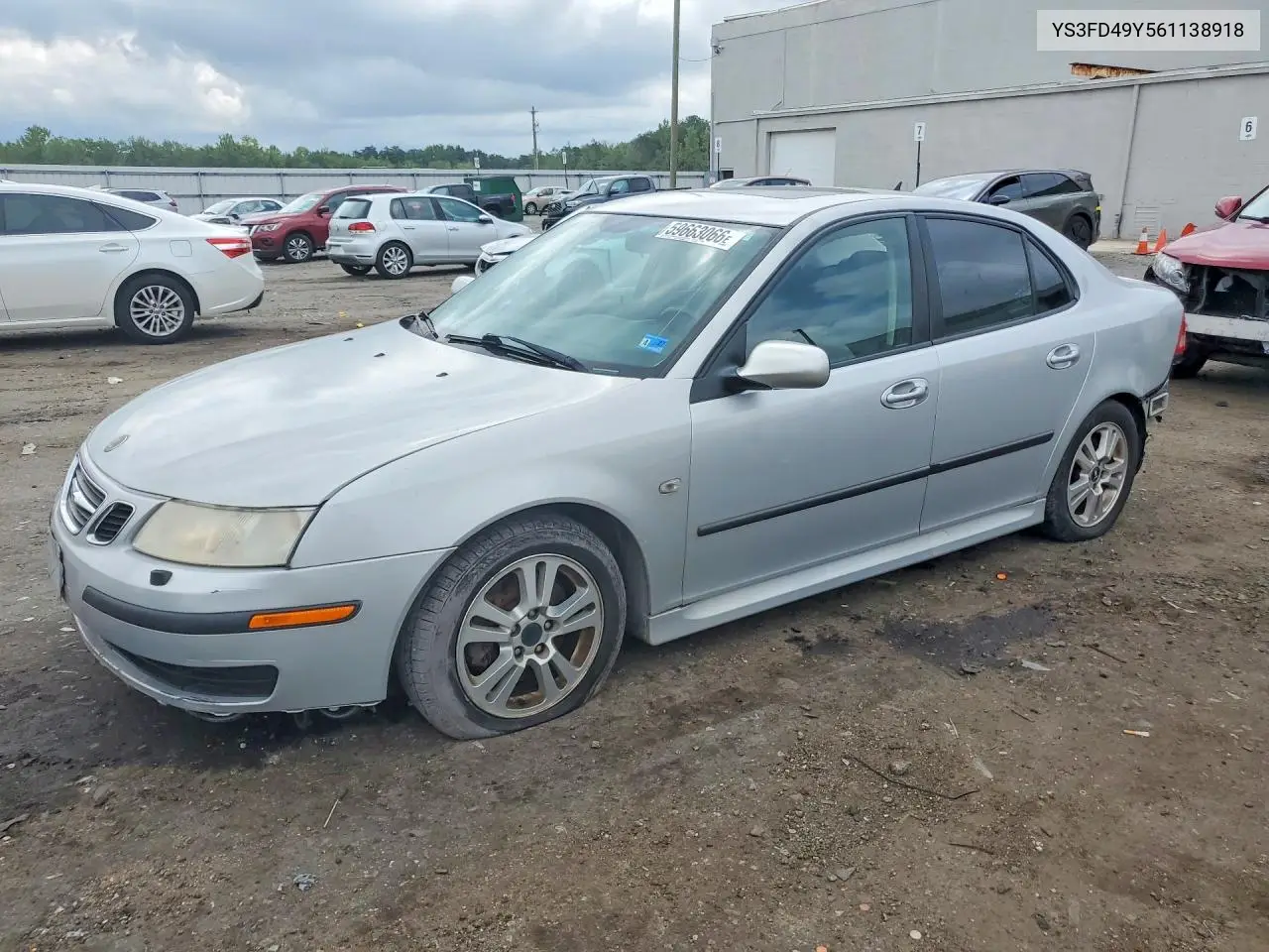 2006 Saab 9-3 VIN: YS3FD49Y561138918 Lot: 59663066