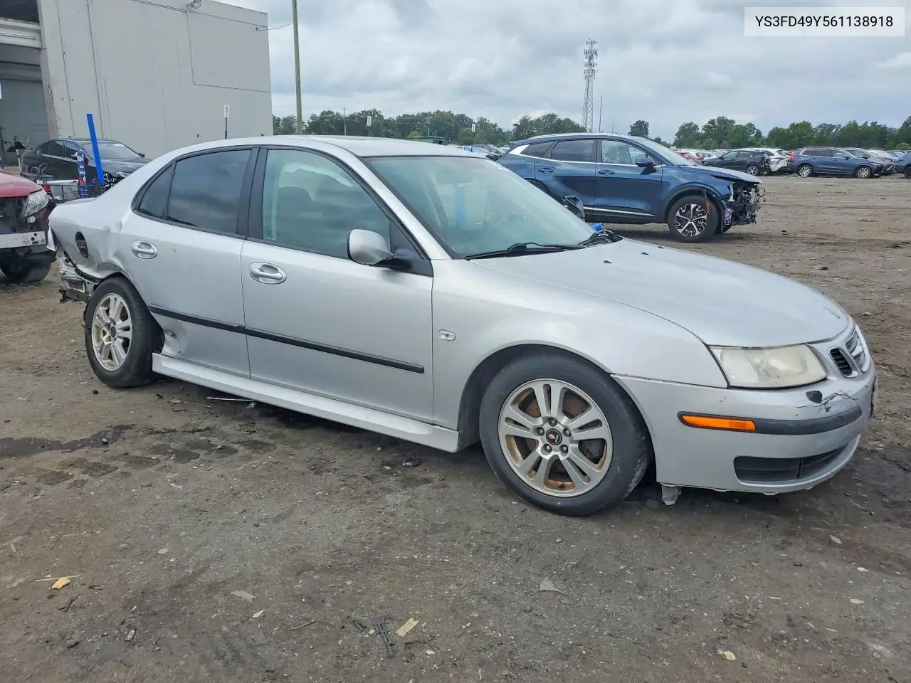 2006 Saab 9-3 VIN: YS3FD49Y561138918 Lot: 59663066
