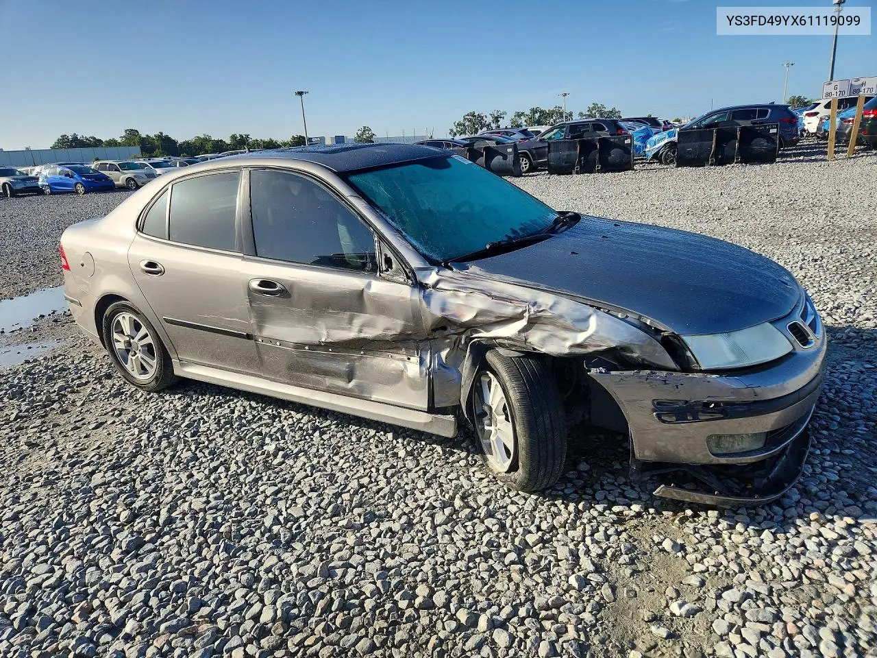 2006 Saab 9-3 VIN: YS3FD49YX61119099 Lot: 60967936
