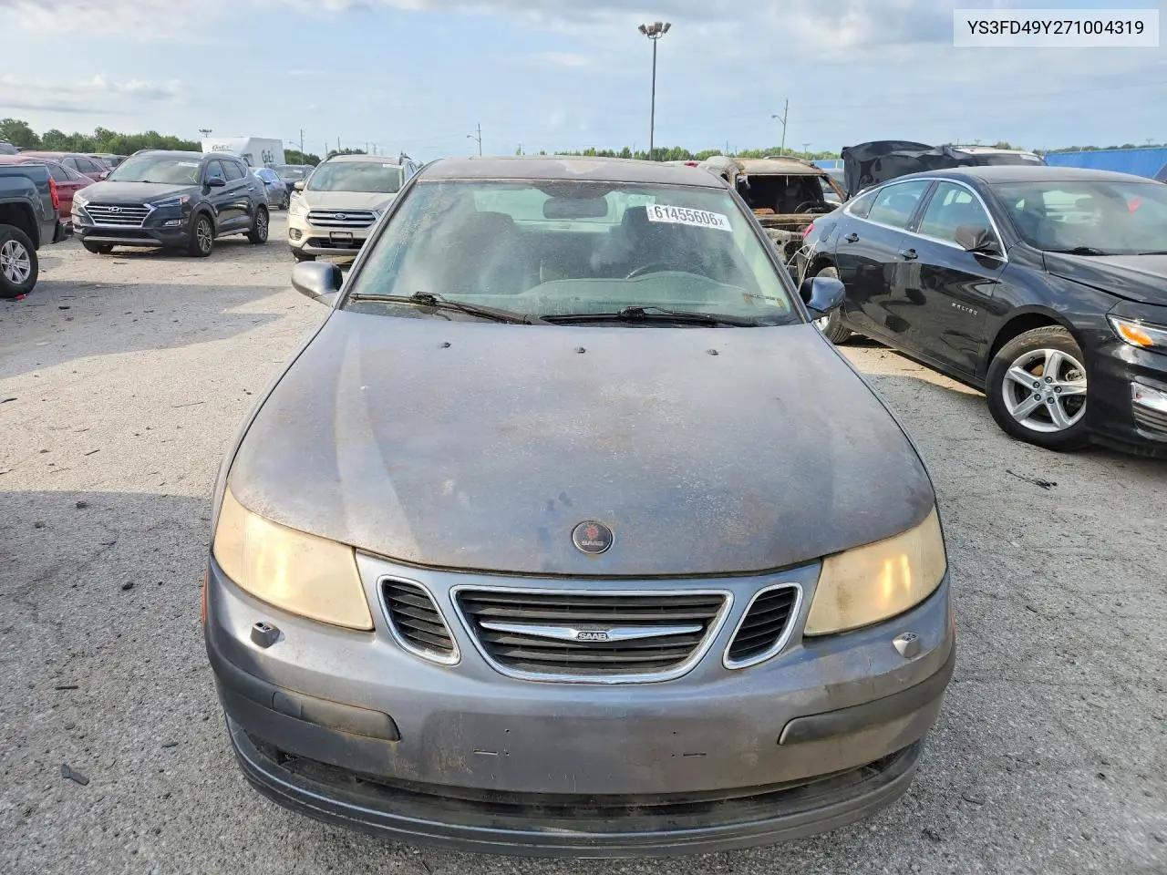 2007 Saab 9-3 2.0T VIN: YS3FD49Y271004319 Lot: 61455606
