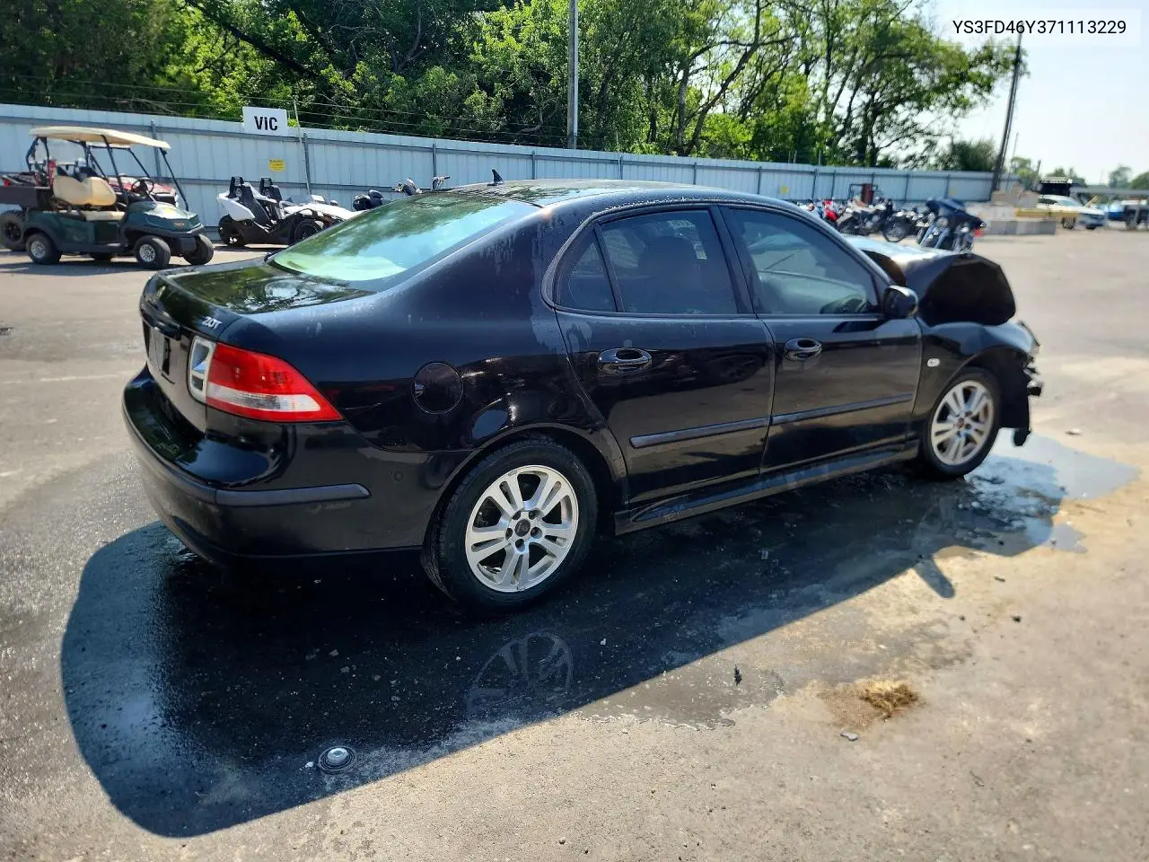 2007 Saab 9-3 2.0T VIN: YS3FD46Y371113229 Lot: 85772275