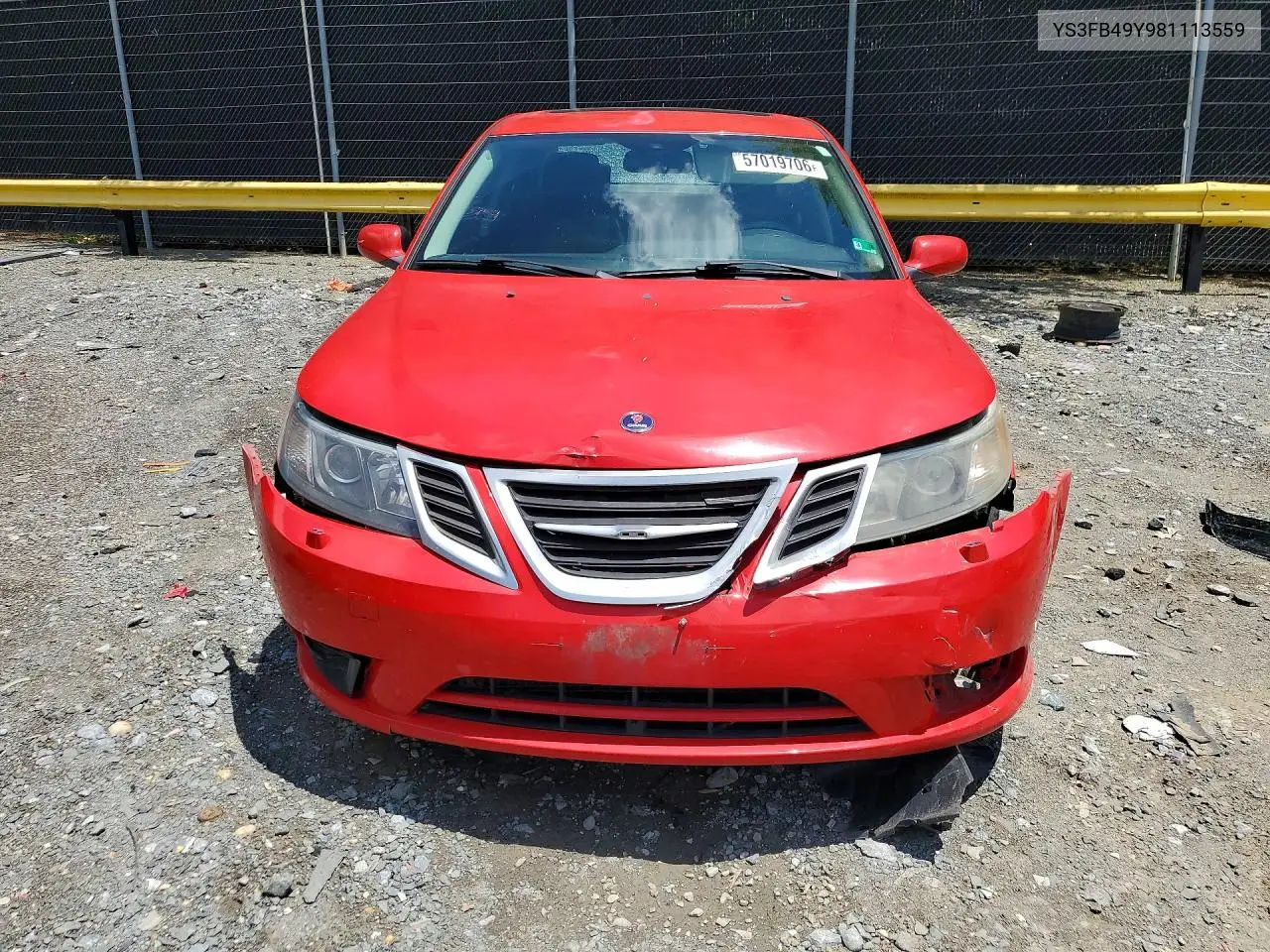 2008 Saab 9-3 2.0T VIN: YS3FB49Y981113559 Lot: 57019706