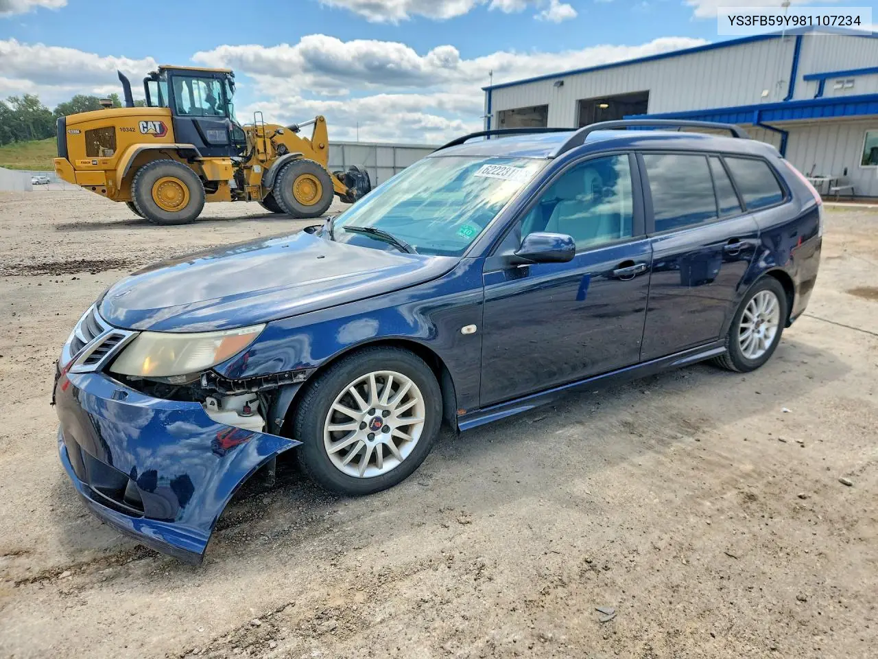 2008 Saab 9-3 2.0T VIN: YS3FB59Y981107234 Lot: 62223196