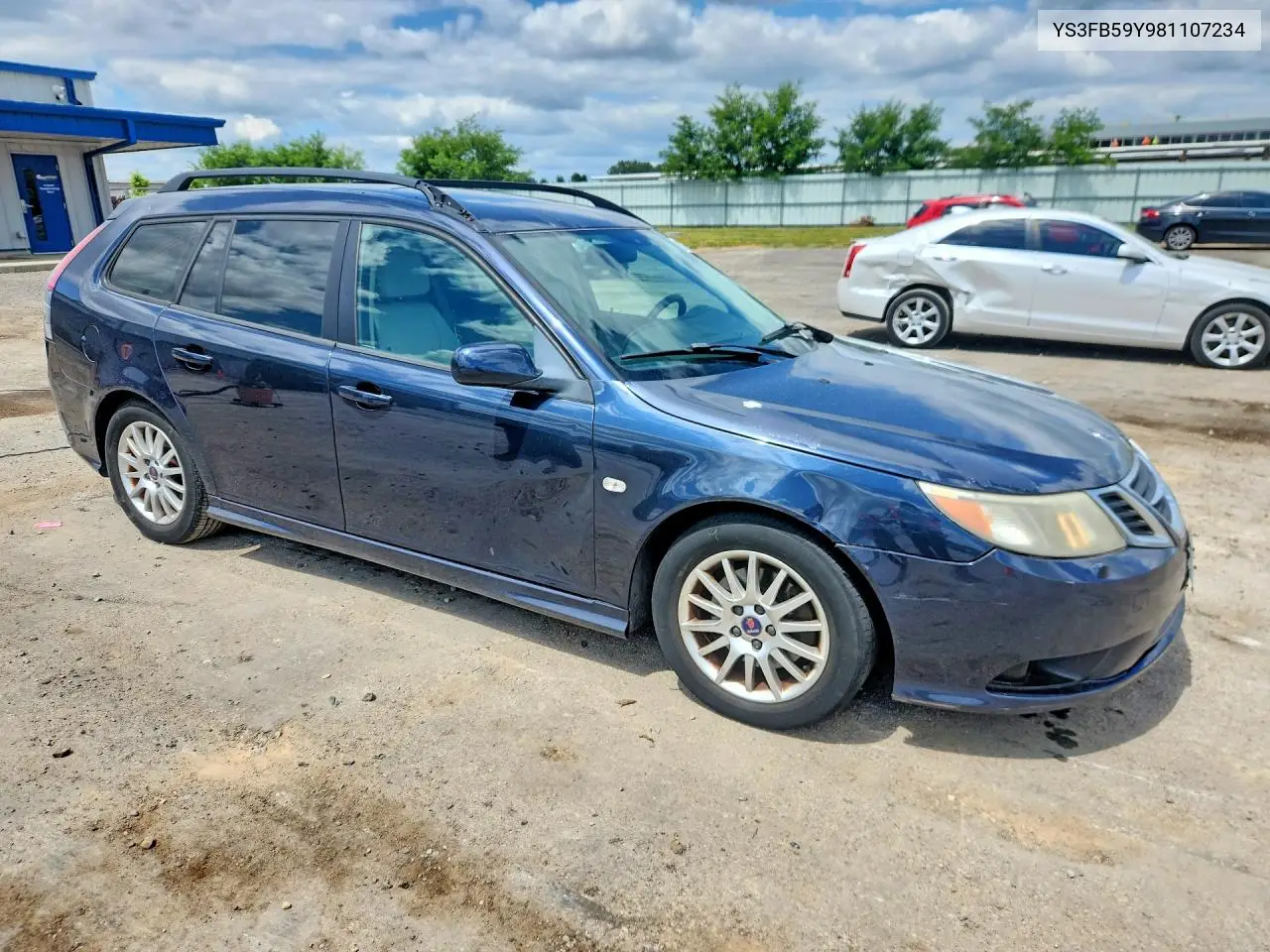 2008 Saab 9-3 2.0T VIN: YS3FB59Y981107234 Lot: 62223196