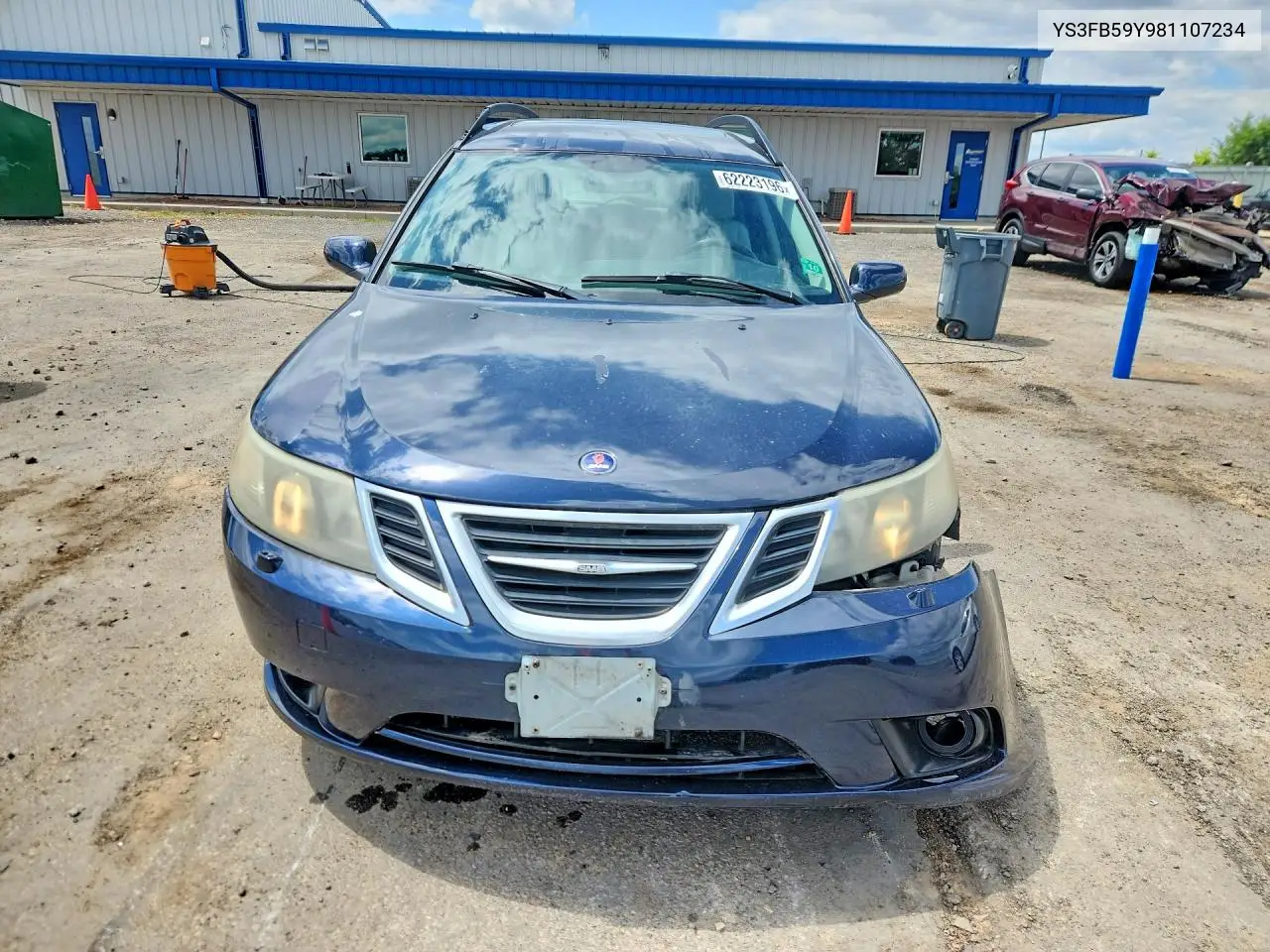 2008 Saab 9-3 2.0T VIN: YS3FB59Y981107234 Lot: 62223196