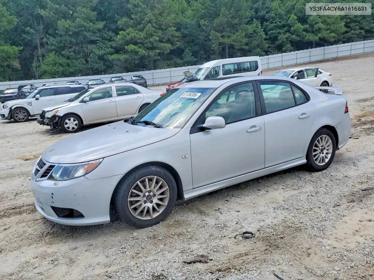 2010 Saab 9-3 2.0T VIN: YS3FA4CY6A1616631 Lot: 61156386
