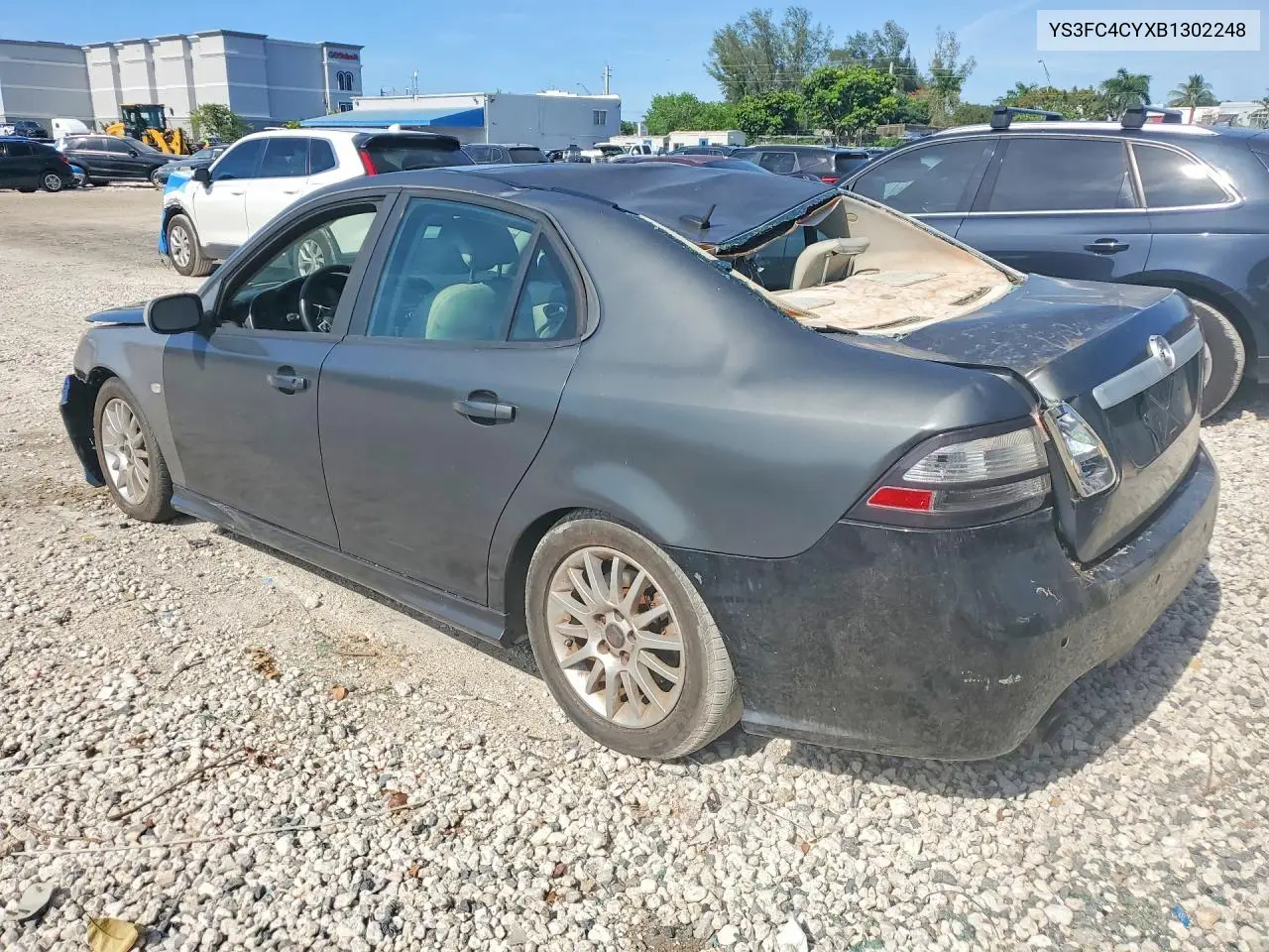 2011 Saab 9-3 Aero VIN: YS3FC4CYXB1302248 Lot: 52711126