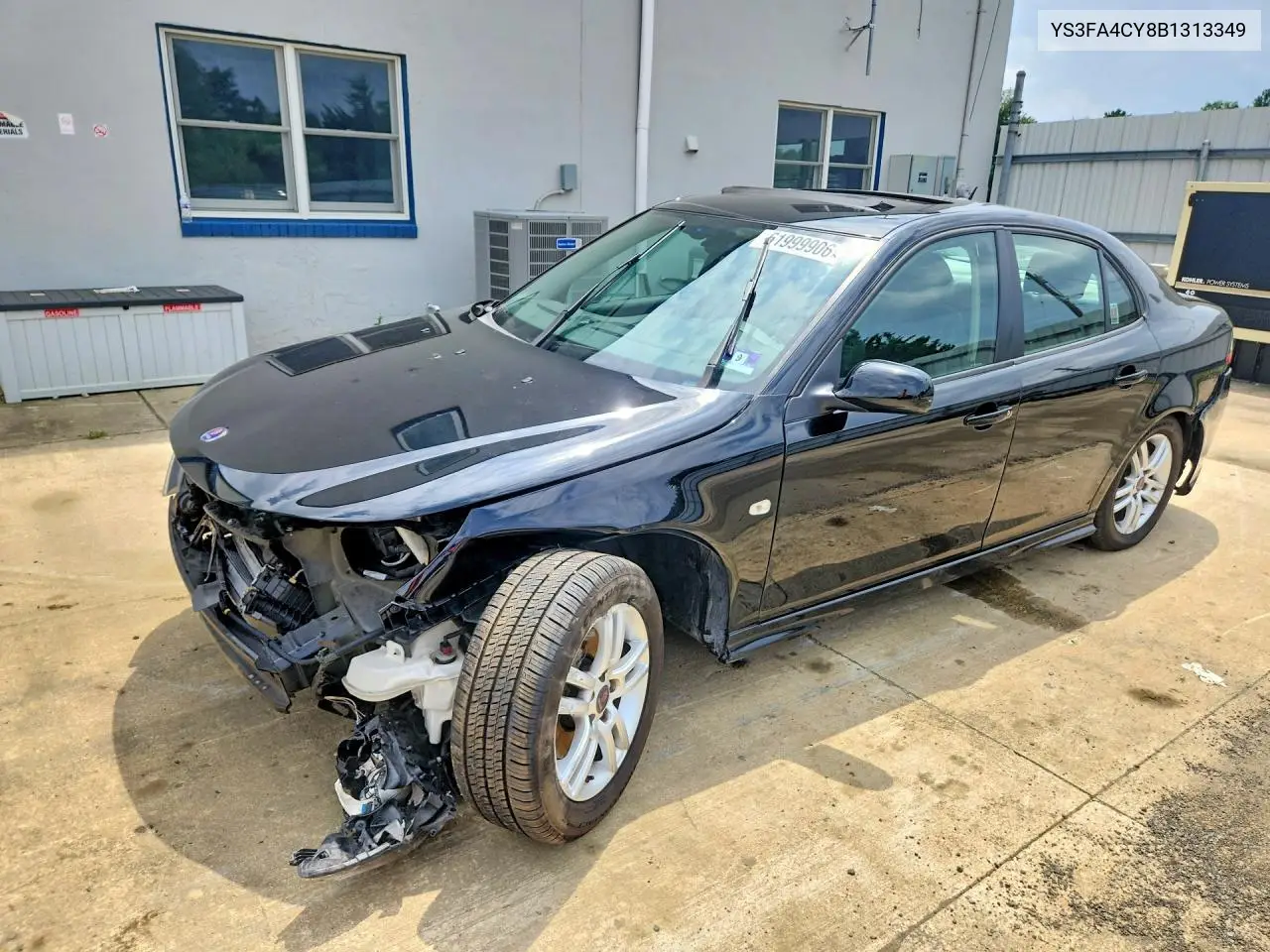 2011 Saab 9-3 2.0T VIN: YS3FA4CY8B1313349 Lot: 61999906