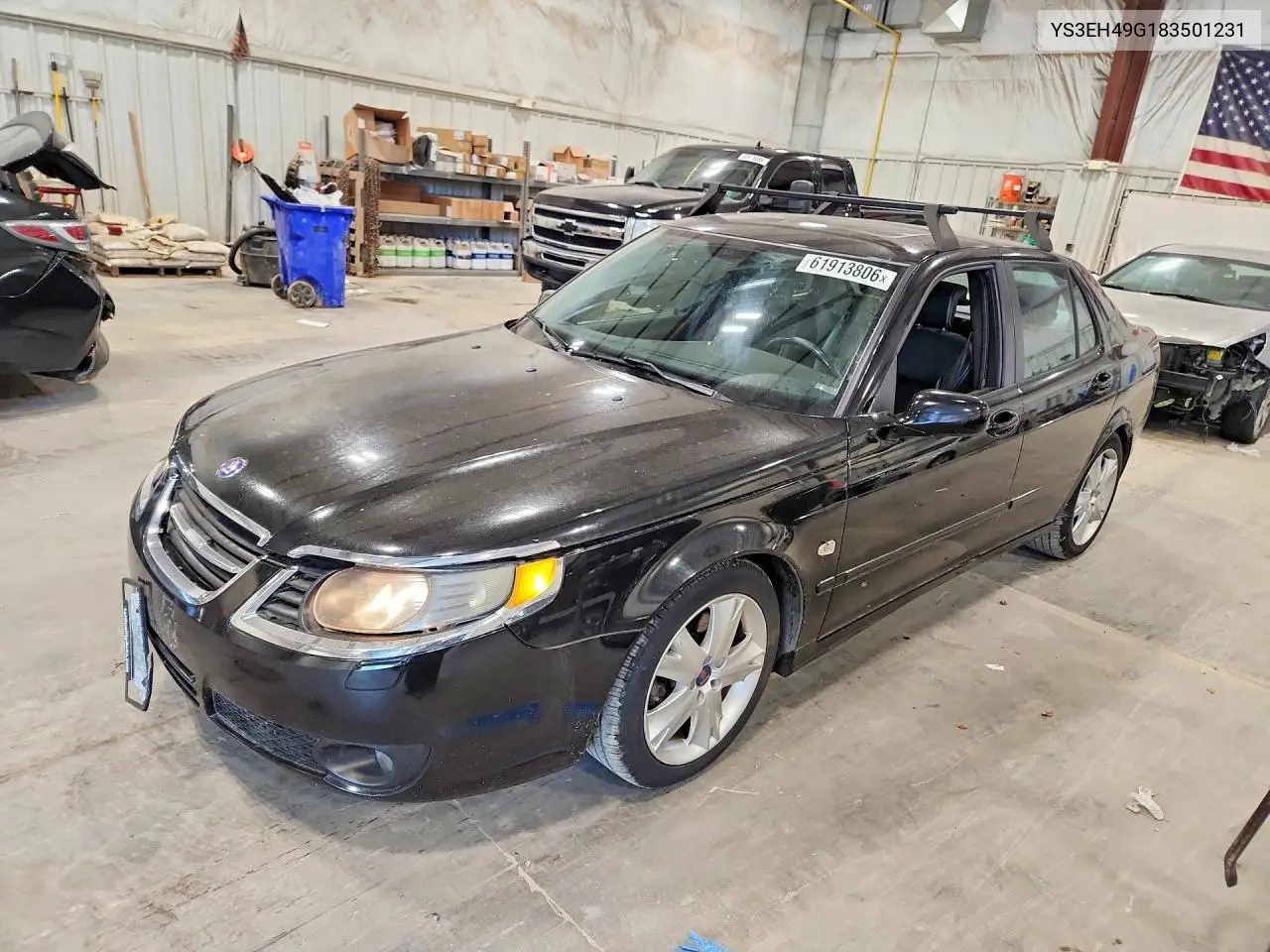 2008 Saab 9-5 Aero VIN: YS3EH49G183501231 Lot: 61913806