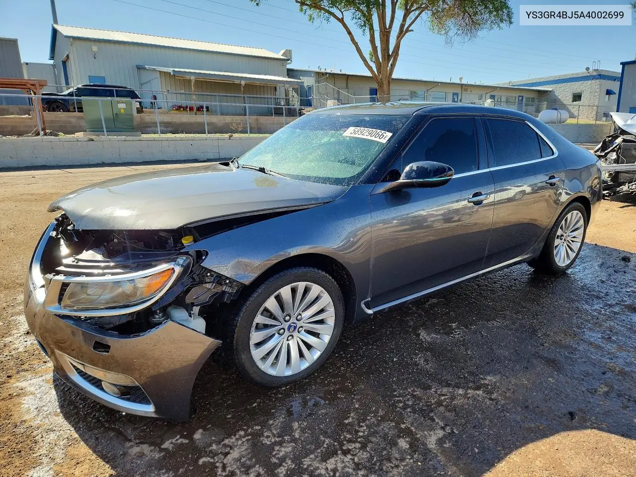 2010 Saab 9-5 Aero VIN: YS3GR4BJ5A4002699 Lot: 58929066