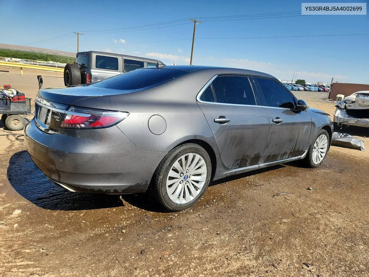2010 Saab 9-5 Aero VIN: YS3GR4BJ5A4002699 Lot: 58929066