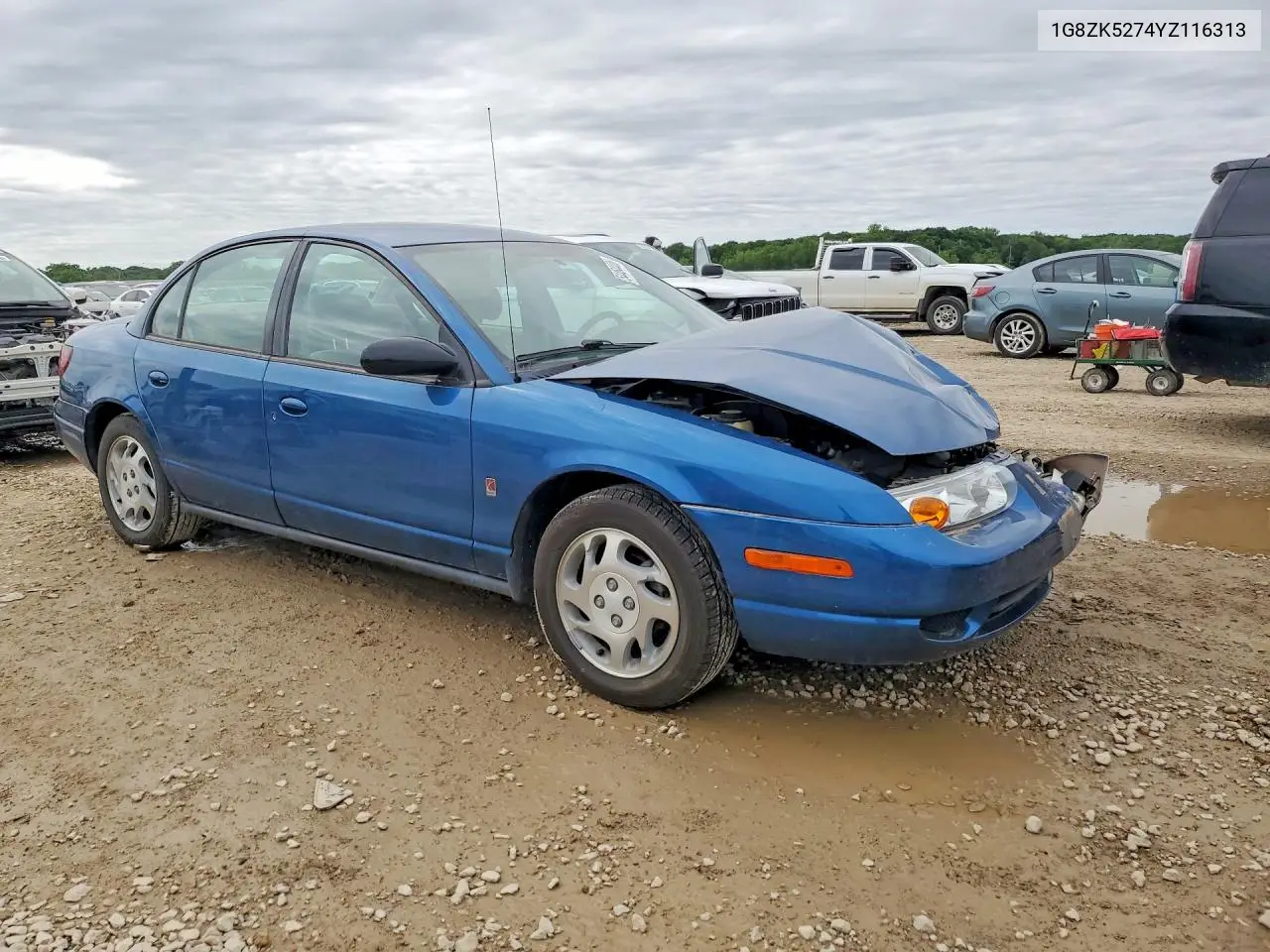 2000 Saturn Sl2 VIN: 1G8ZK5274YZ116313 Lot: 54464406