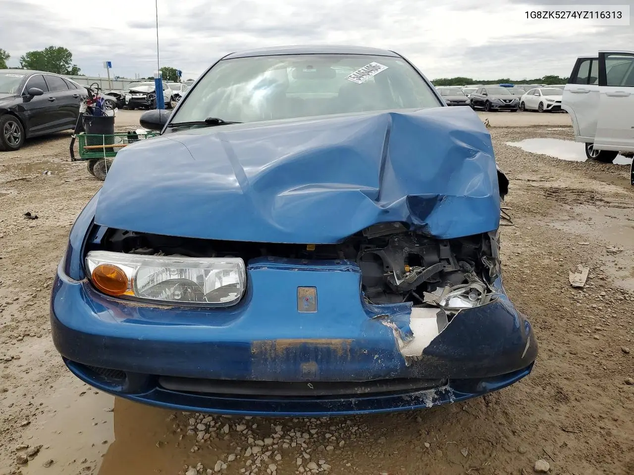 2000 Saturn Sl2 VIN: 1G8ZK5274YZ116313 Lot: 54464406